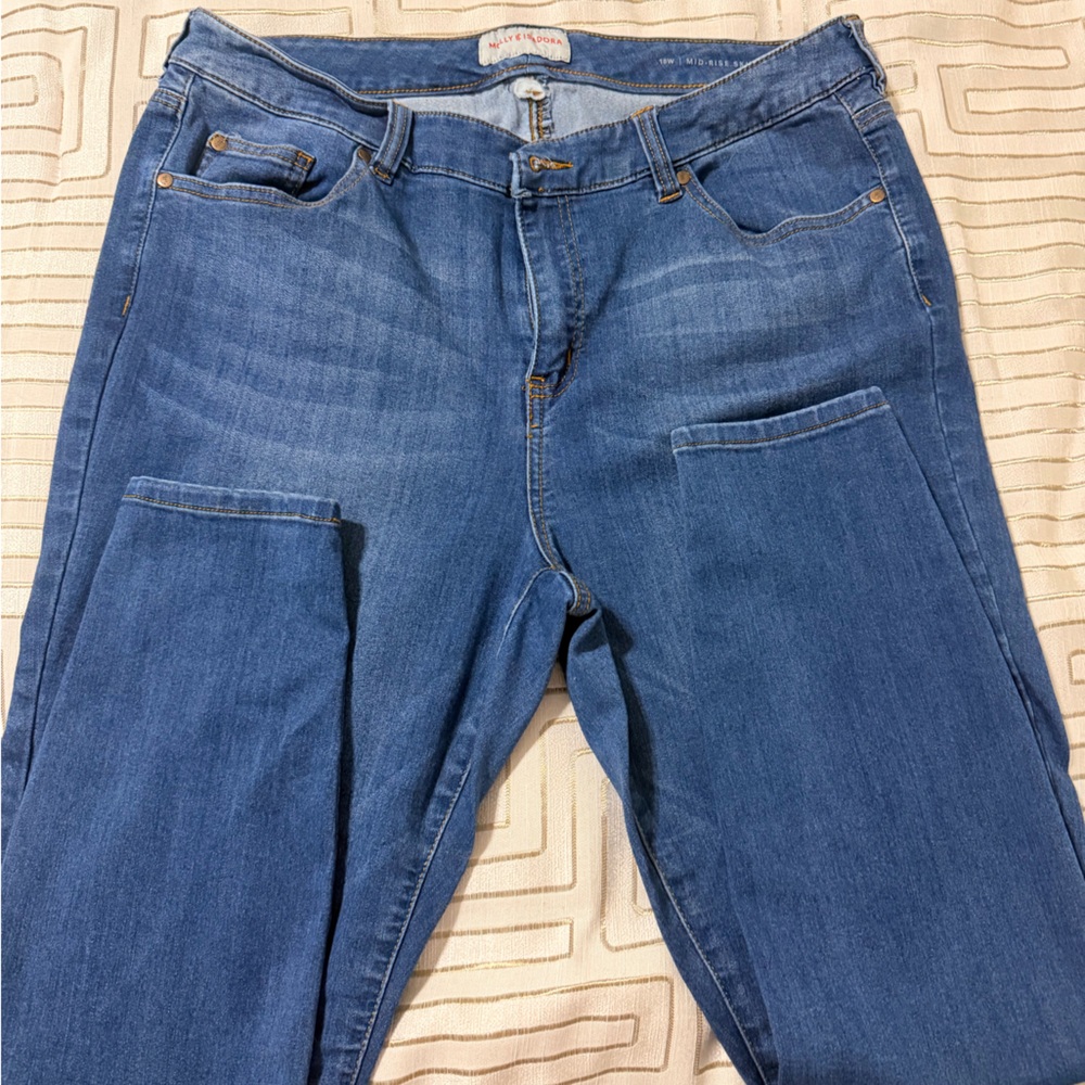 Molly & Isadora Blue Boyfriend Jeans
